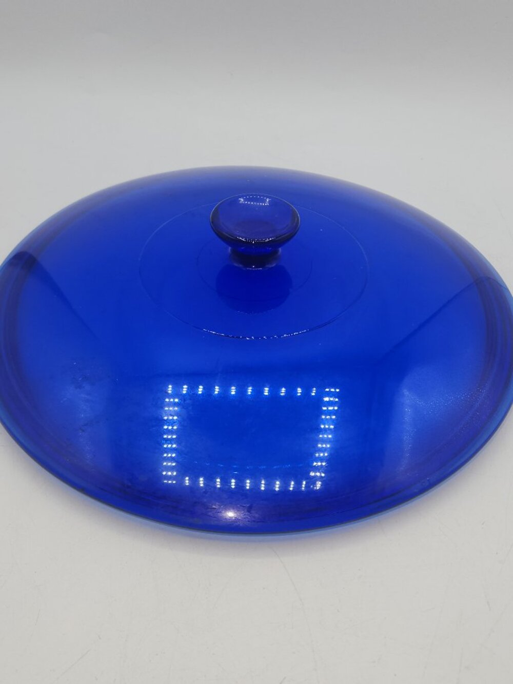 Anchor Hocking Cobalt Blue cookware Round Casserole “LID ONLY”9" Diameter